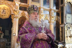 В субботу первой седмицы Великого поста 2019 года митрополит Ириней совершил Литургию в Свято-Троицком кафедральном соборе г. Днепра