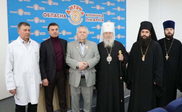 Днепропетровские архипастыри поздравили Виктора Ивановича Сушко с жизненным юбилеем