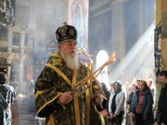 Митрополит Ириней совершил последнюю в Великом посту 2019 года Литургию Преждеосвященных Даров