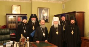 Иерархи Днепропетровской епархии вместе со своим Предстоятелем молитвенно отметили день его Ангела