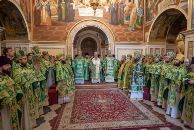 Епископ Петропавловский Андрей принял участие в праздновании Собора преподобных Ближних пещер в Киево-Печерской Лавре