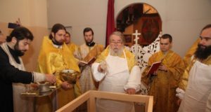 Митрополит Ириней и епископ Андрей совершили чин великого освящения храма апостола Андрея Первозванного г. Днепра
